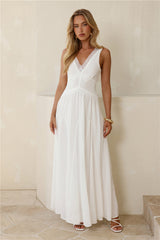 Salted Glow Maxi Dress White