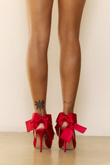 Teacup Heels Red